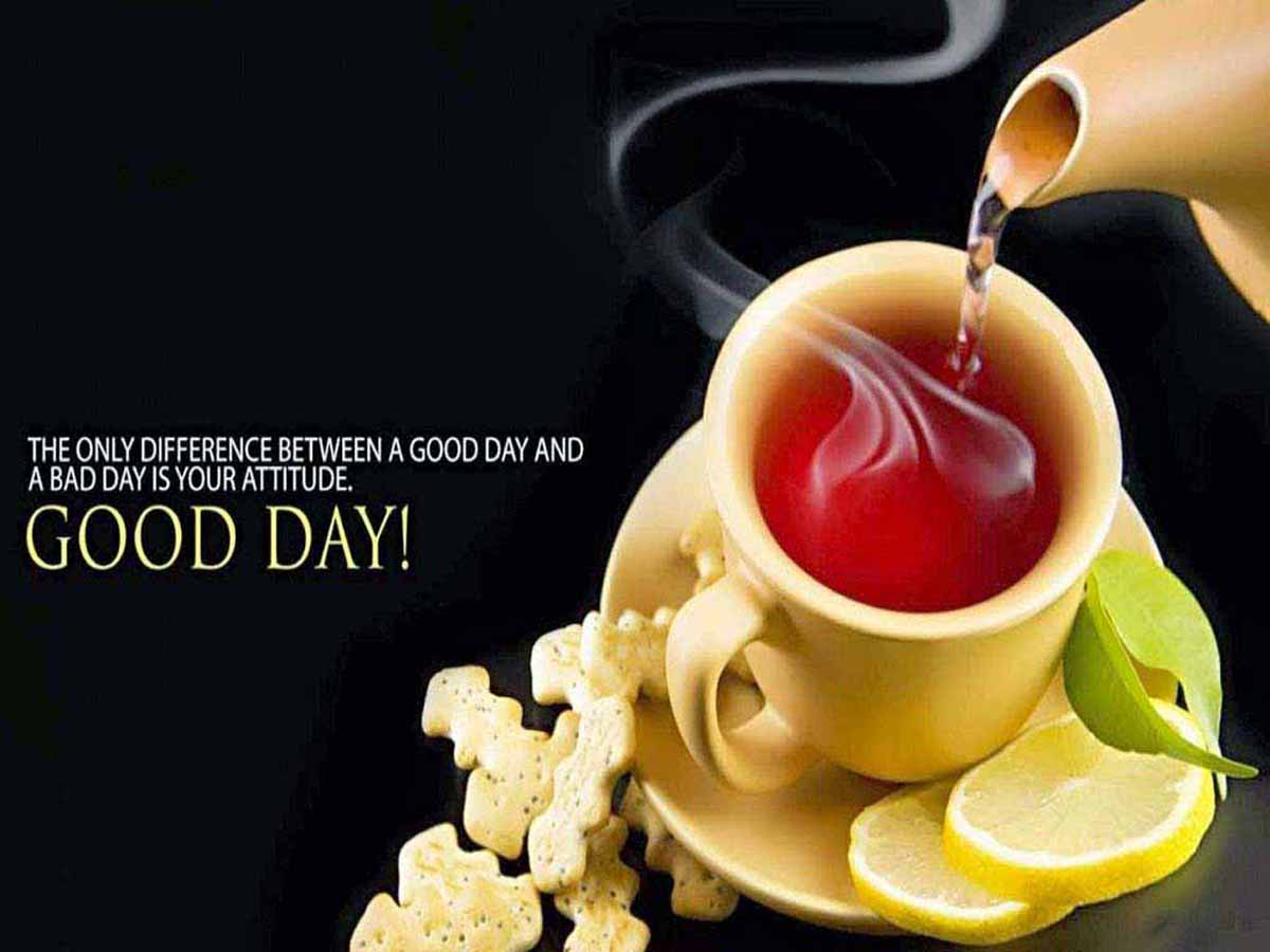 Good Morning Tea Facebook Wallpapers And Backgrounds - Good Morning Images Full Size - HD Wallpaper 