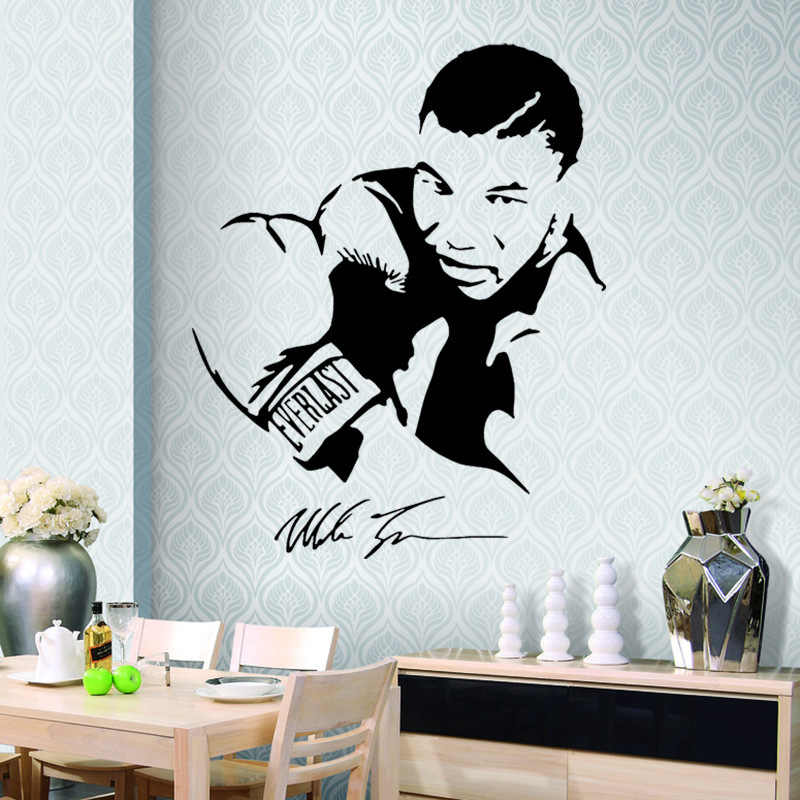 Mike Tyson Boxer Wall Sticker 3d Decals Decor Wallpaper - Mike Tyson Mural - HD Wallpaper 