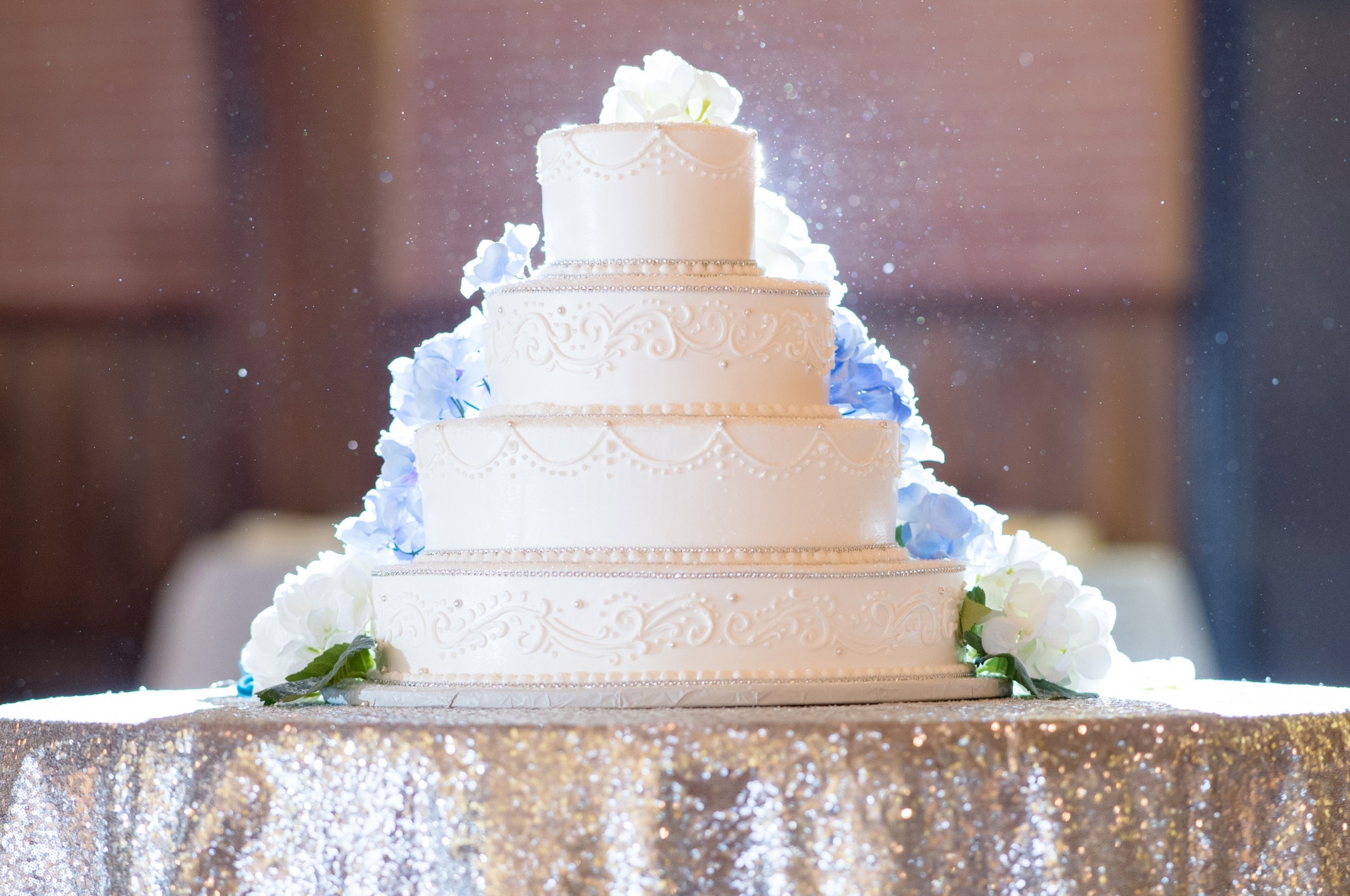 Wedding Cake, White, Dessert, Sweet - HD Wallpaper 