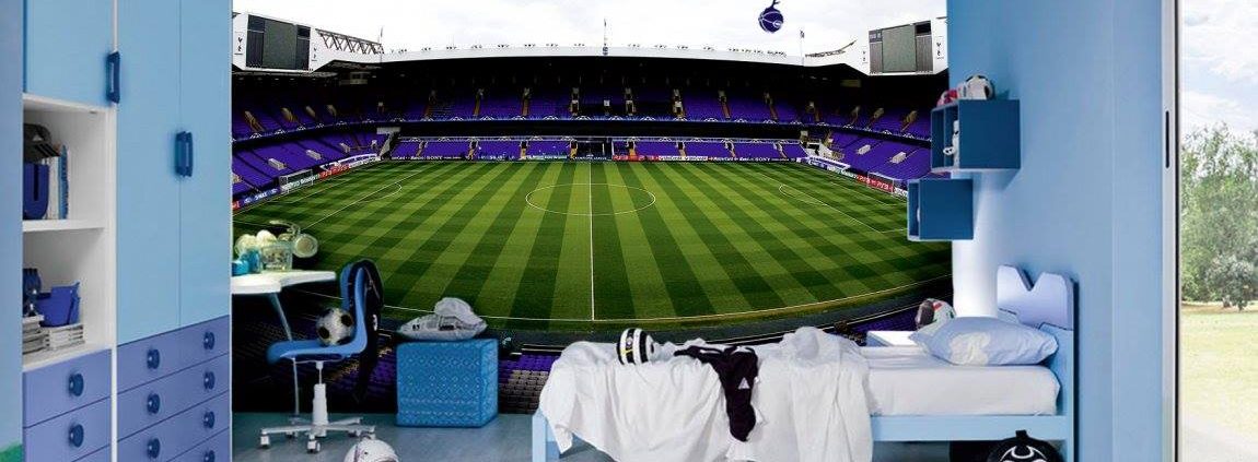 Football Wallpaper - Minecraft Bedroom Ideas - HD Wallpaper 