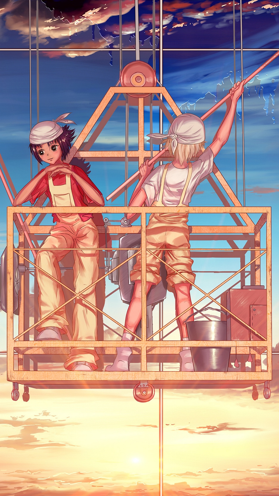 Wallpaper Boys, Sky, Cleaning, Clean, Clouds - Clean Background - HD Wallpaper 