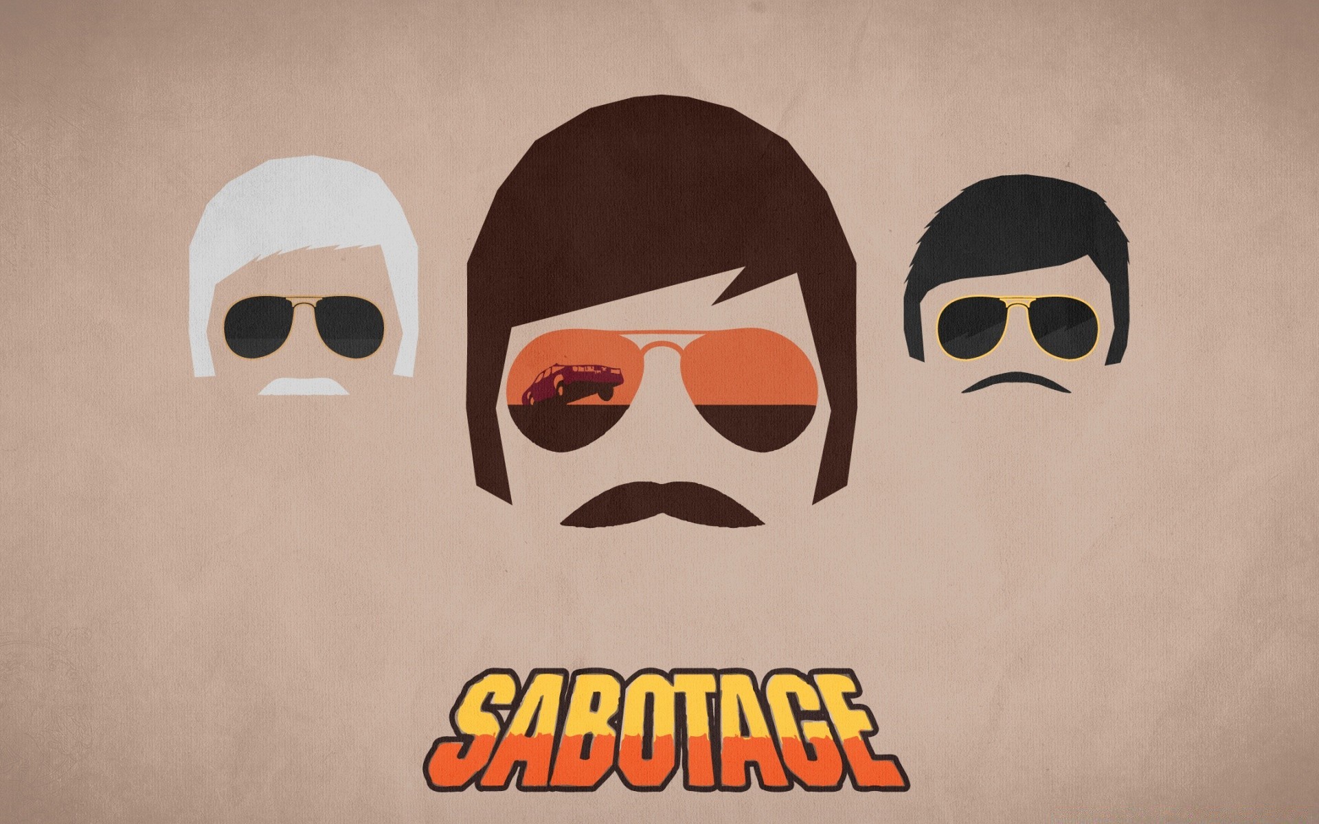 Music - Beastie Boys Sabotage Logo - HD Wallpaper 