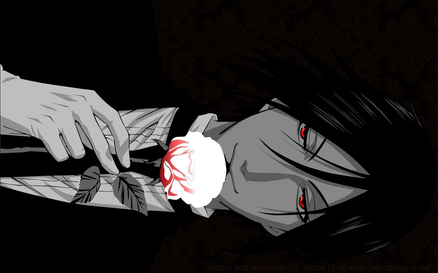 Sebastian Michaelis Black Backgrounds - HD Wallpaper 