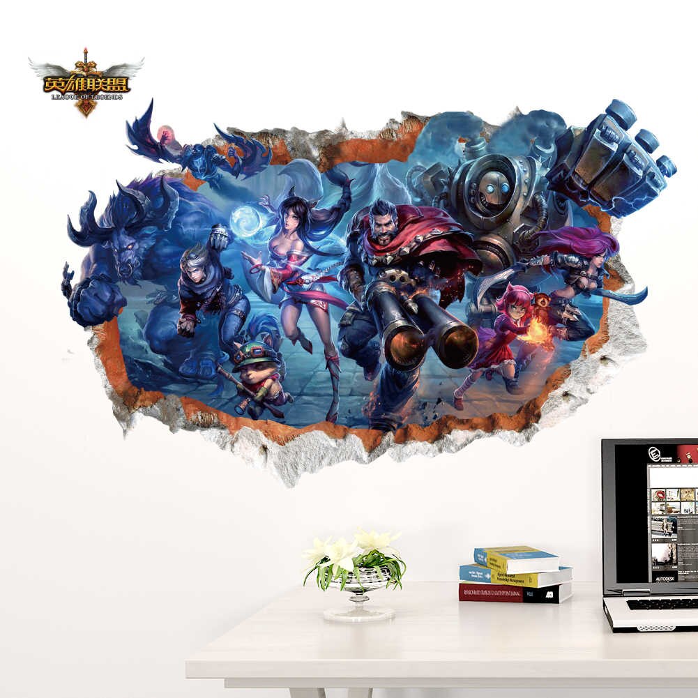 League Of Legends Lol Online Game Theme Poster Wallpaper - League Of Legends Sticker - HD Wallpaper 