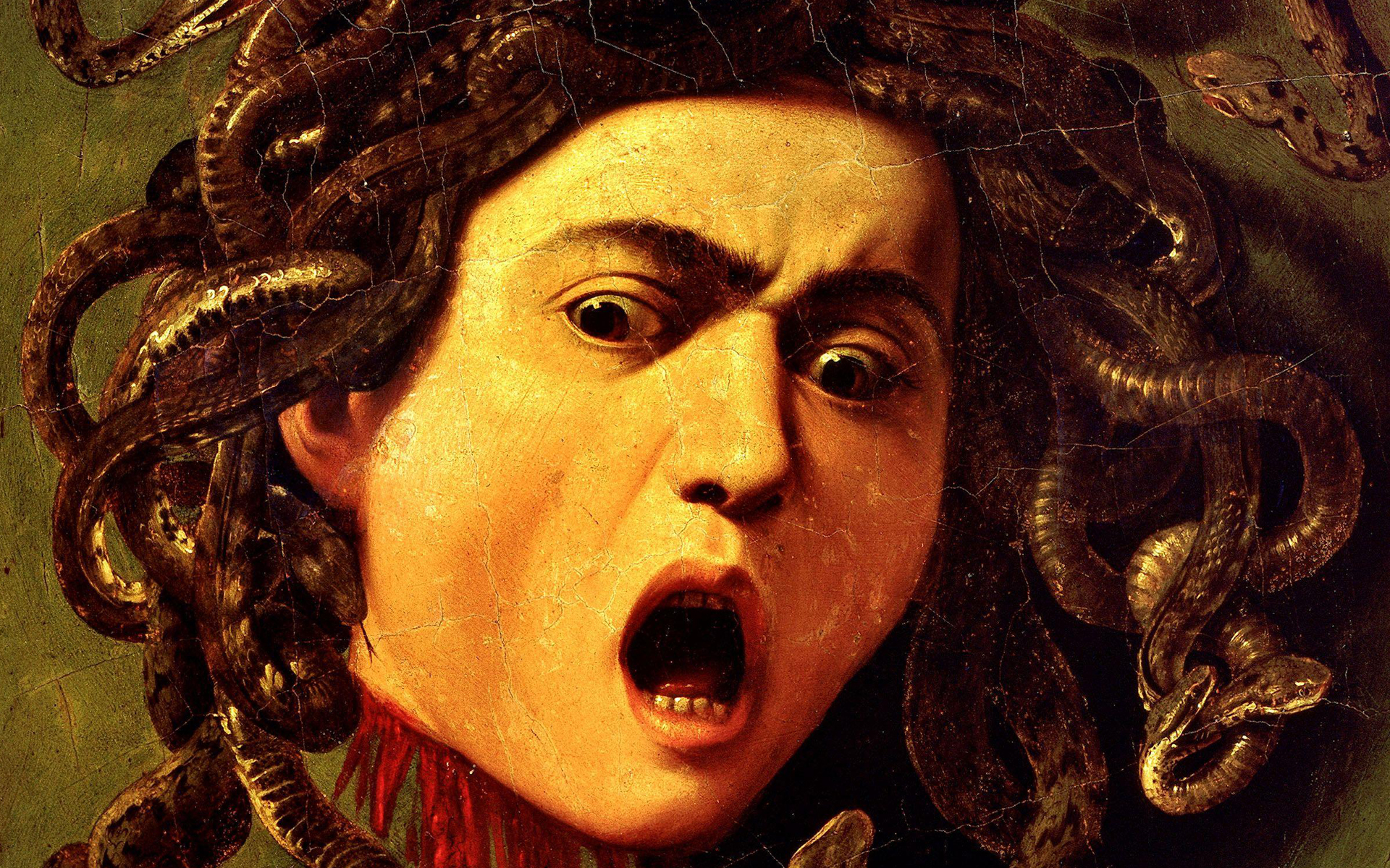 Caravaggio Medusa - HD Wallpaper 