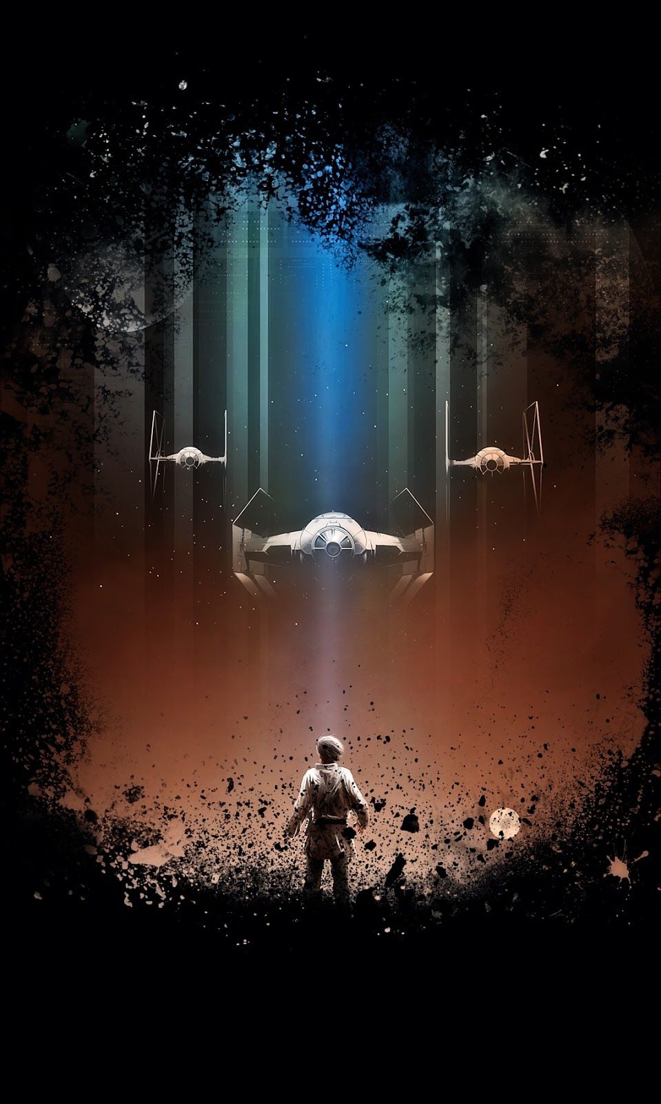 Beautiful Star Wars Art - HD Wallpaper 