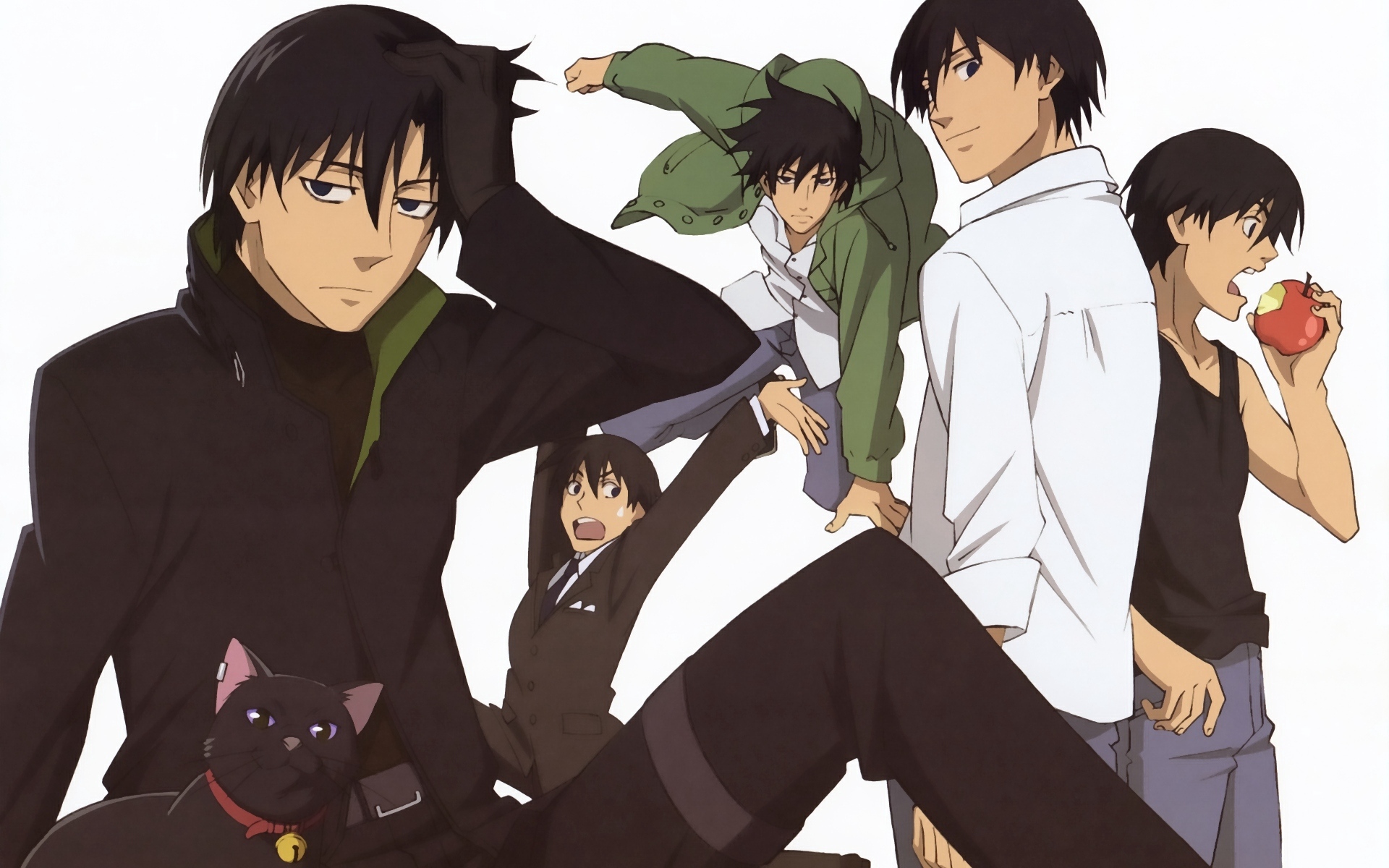 Wallpaper Darker Than Black, Hei, Mao, Boys, Cat, Apple - Iphone Hei Darker Than Black - HD Wallpaper 