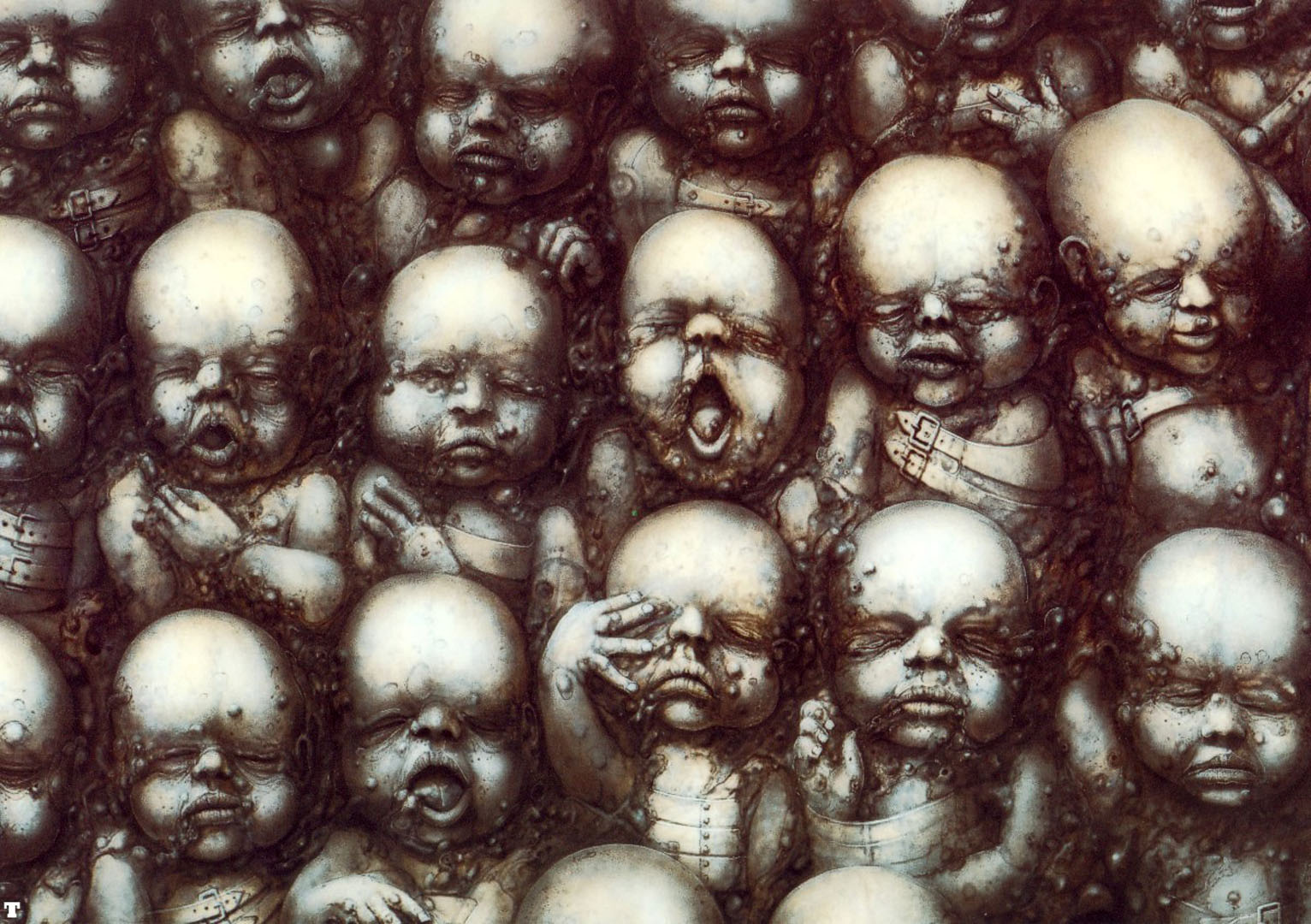 Landscape Xviii - Hr Giger Art Baby - HD Wallpaper 