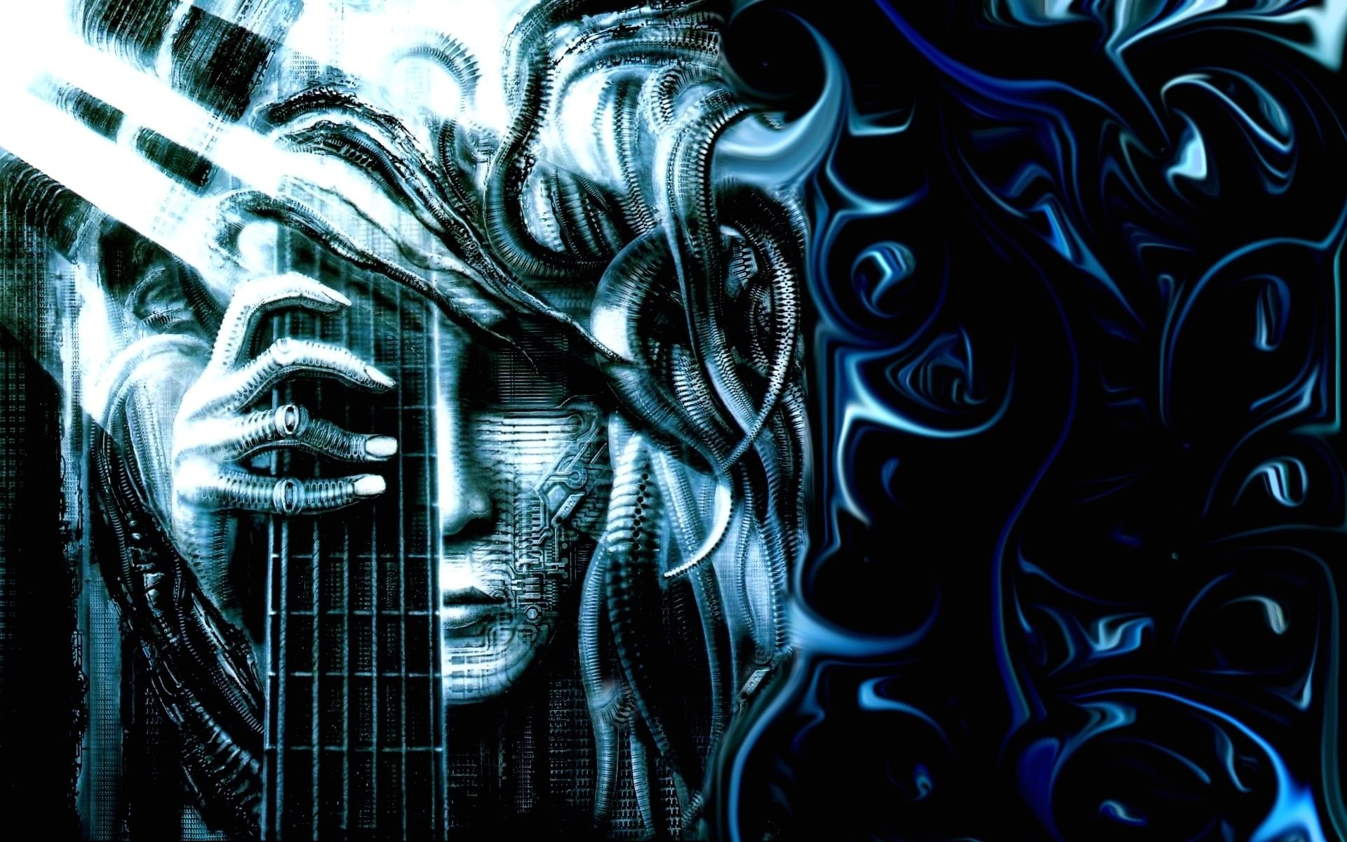 Steve Stevens Hr Giger - HD Wallpaper 