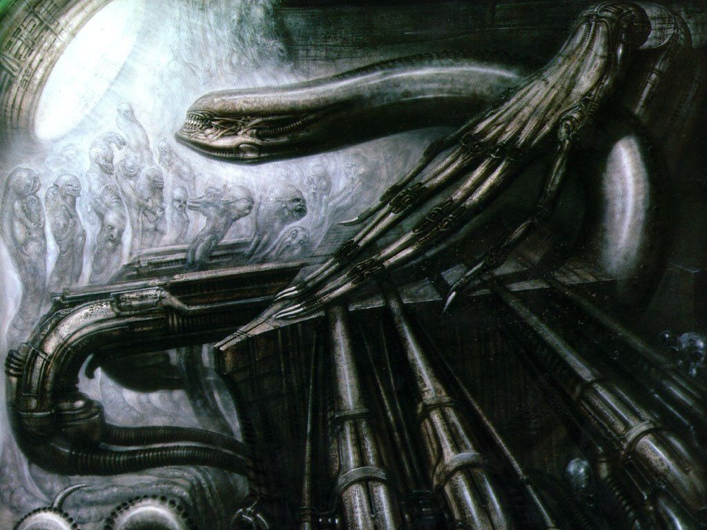 Monsters Hr Giger Art - HD Wallpaper 