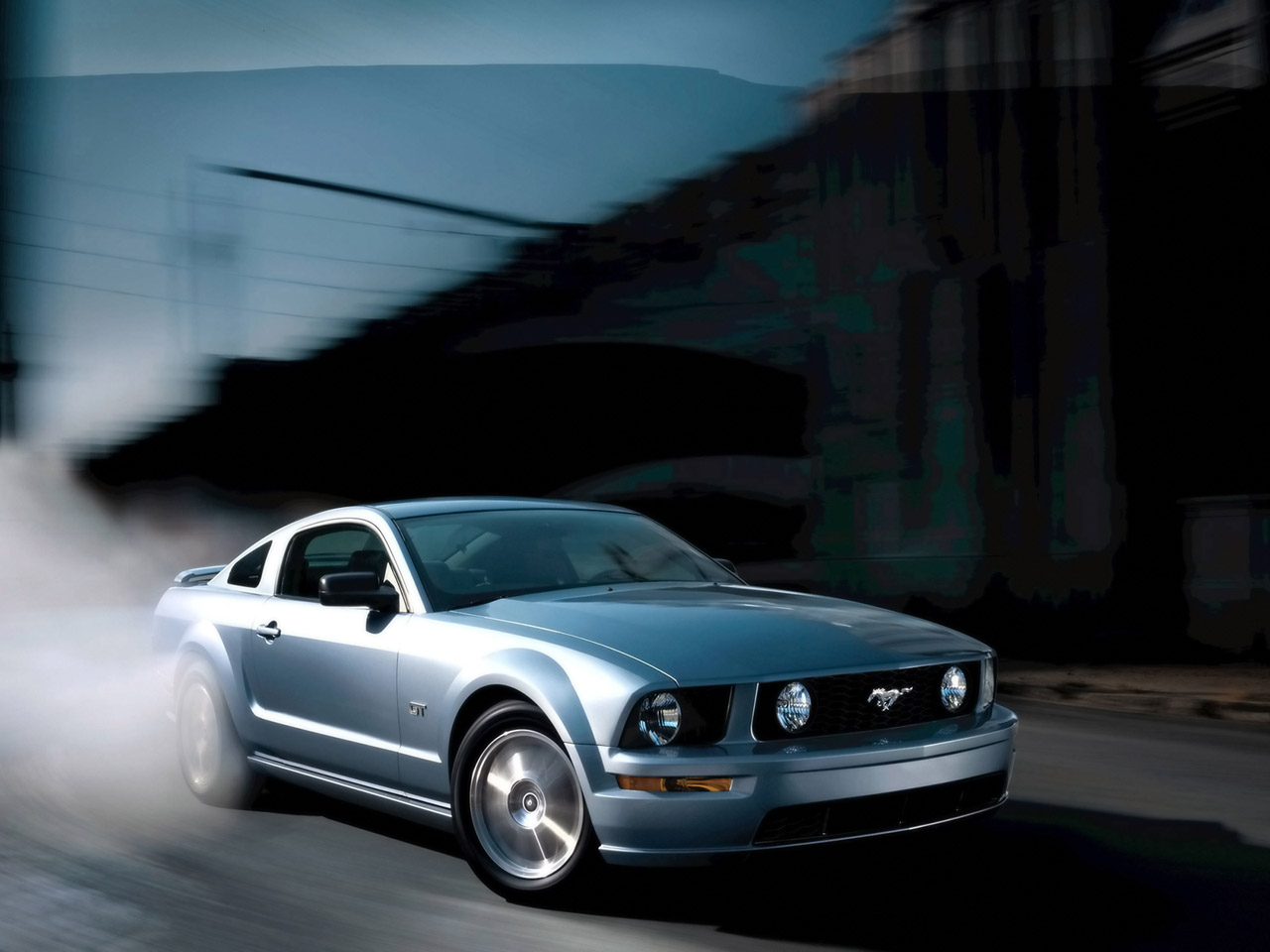 Ford Mustang Gt Coupe 2005 - HD Wallpaper 