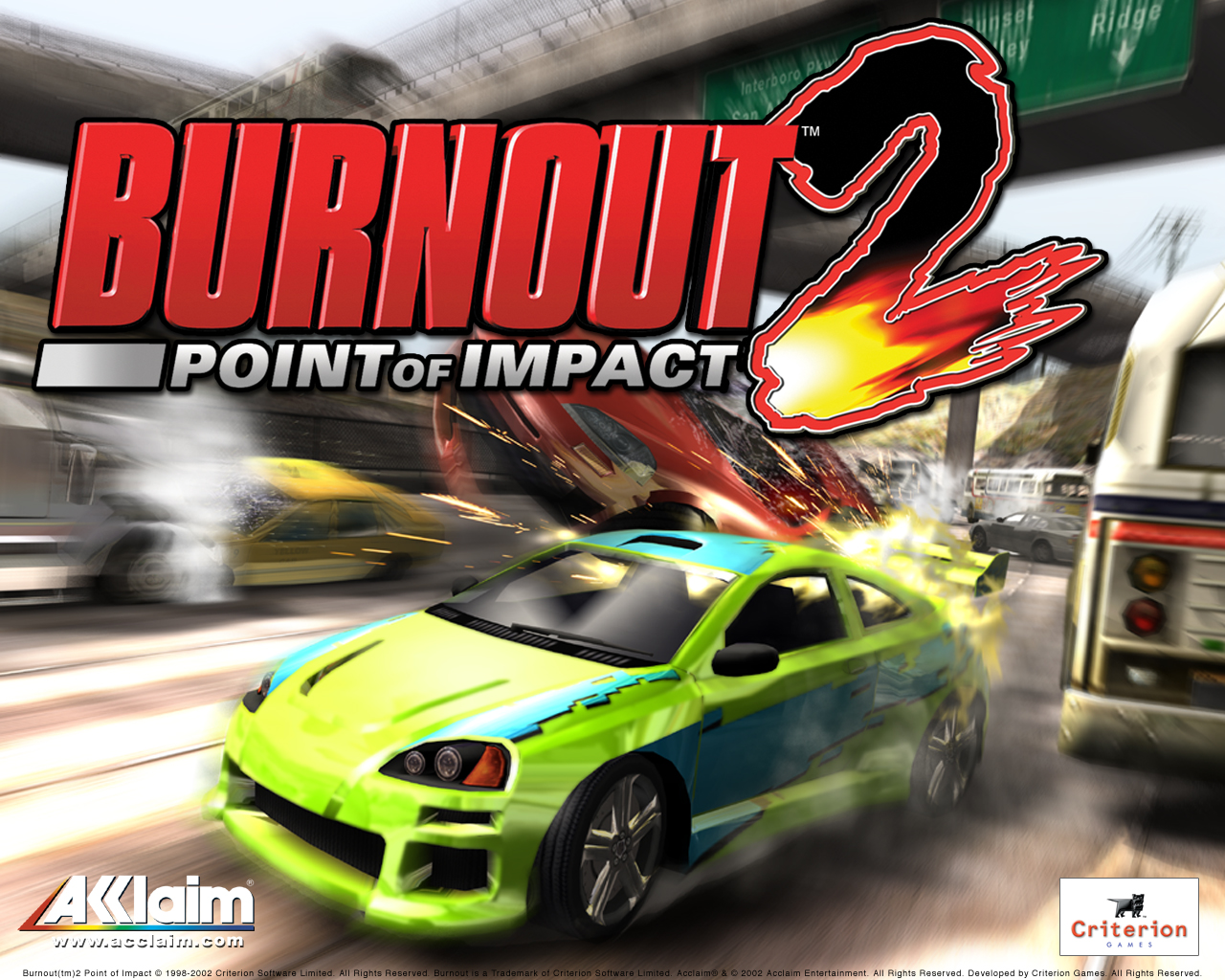 Burnout 2 Point Of Impact - HD Wallpaper 