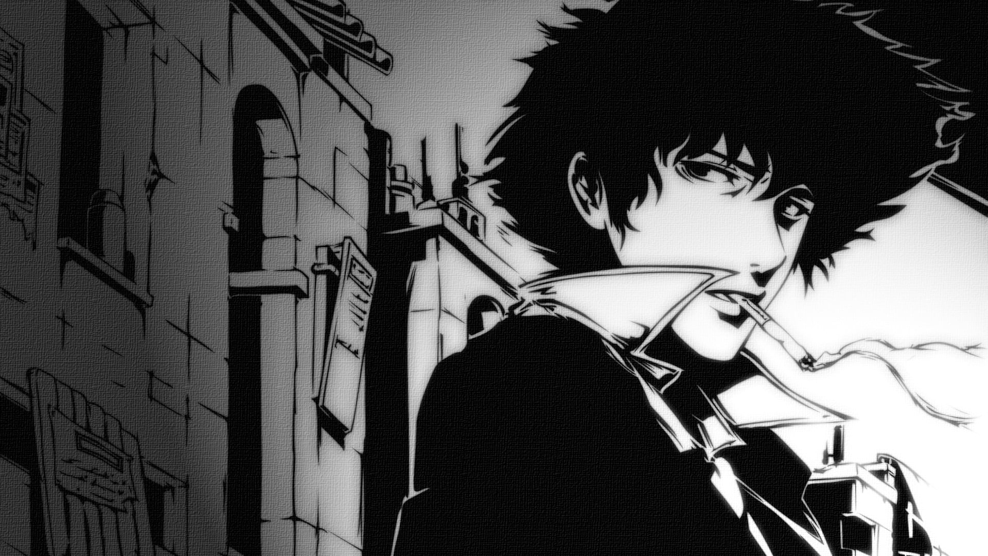 Cowboy Bebop Spike Drawing - HD Wallpaper 