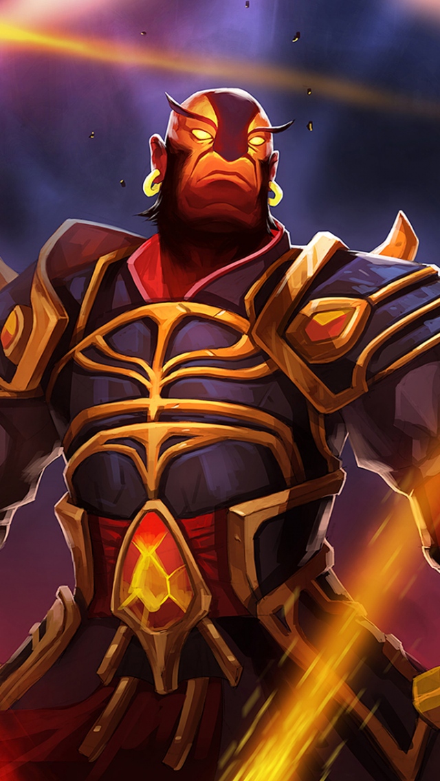 Original Apple Wallpapers Optimized For Iphone - Balance In All Things Dota 2 - HD Wallpaper 