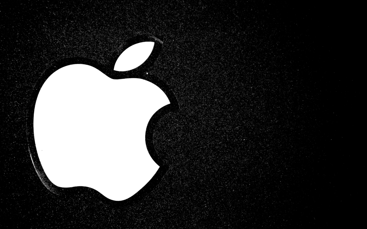 Apple Logo Good For Background - HD Wallpaper 
