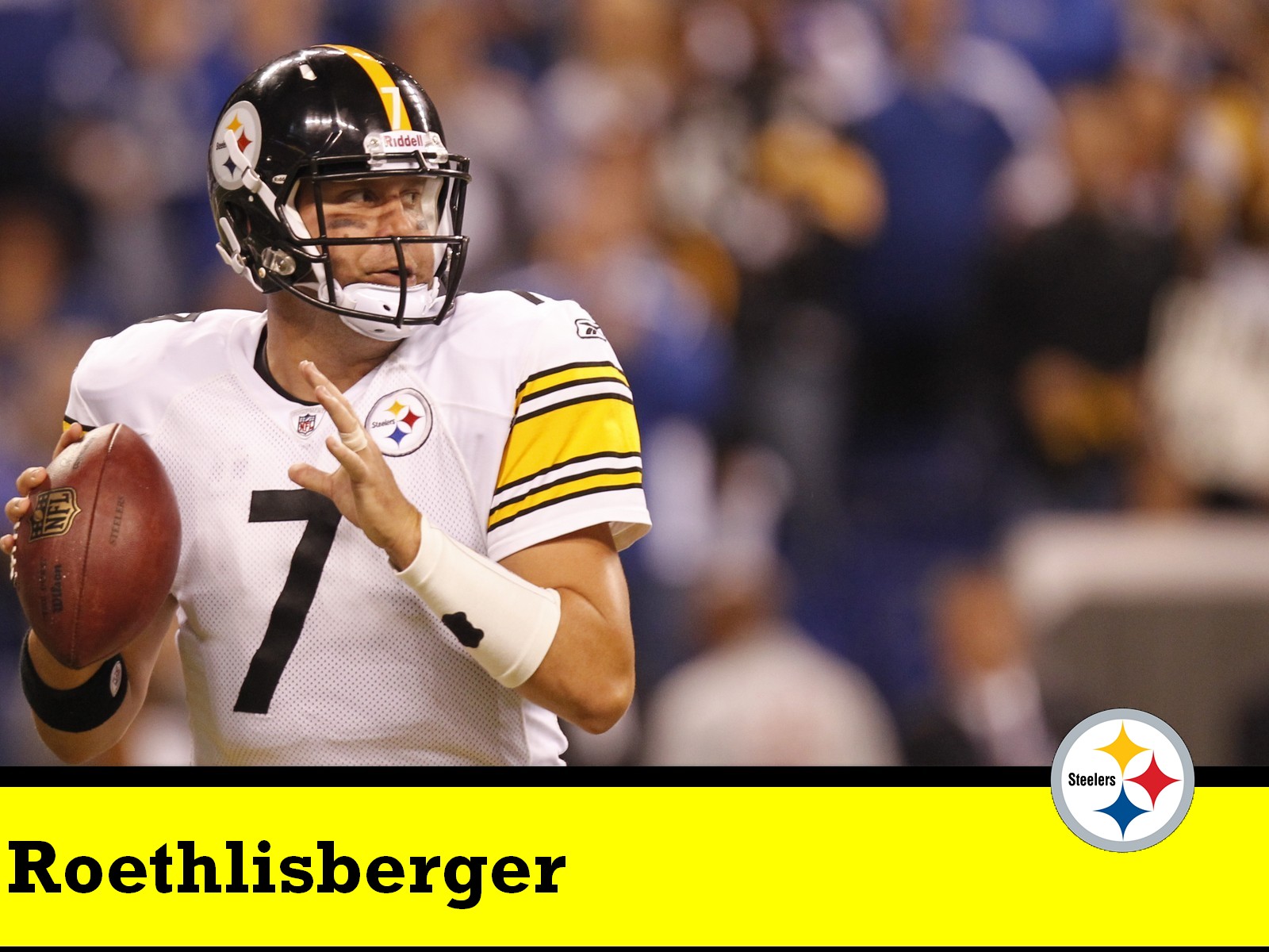 Pittsburg Steelers Qb Ben Roethlisberger - Pittsburgh Steelers - HD Wallpaper 