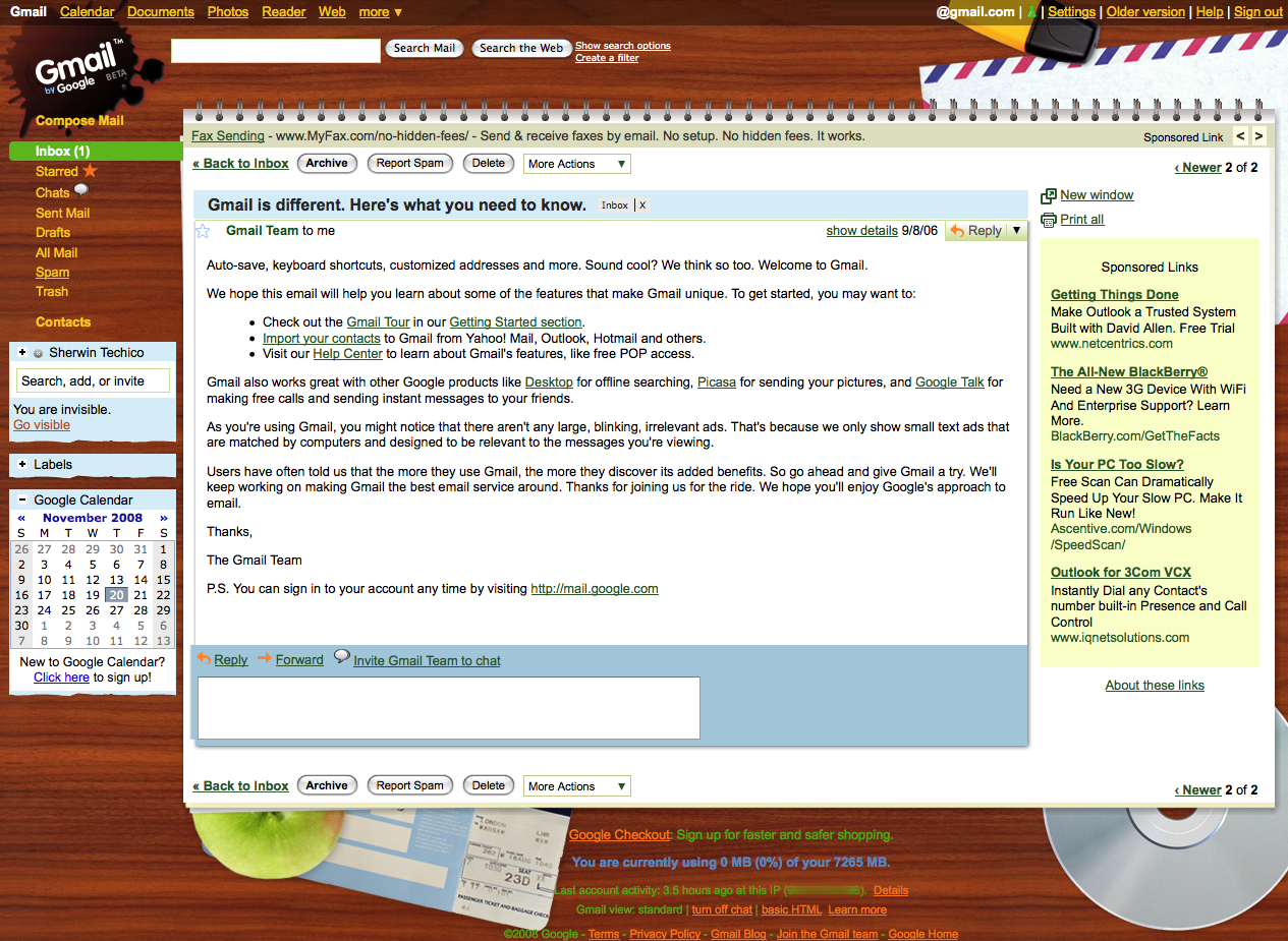 Hd Version Of The Gmail Theme Download Matt Susko Gmail - Gmail Themes - HD Wallpaper 