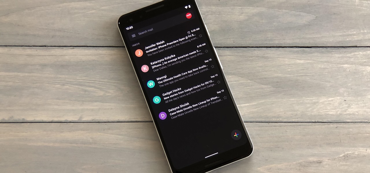 Gmail App Dark Mode Ios - HD Wallpaper 