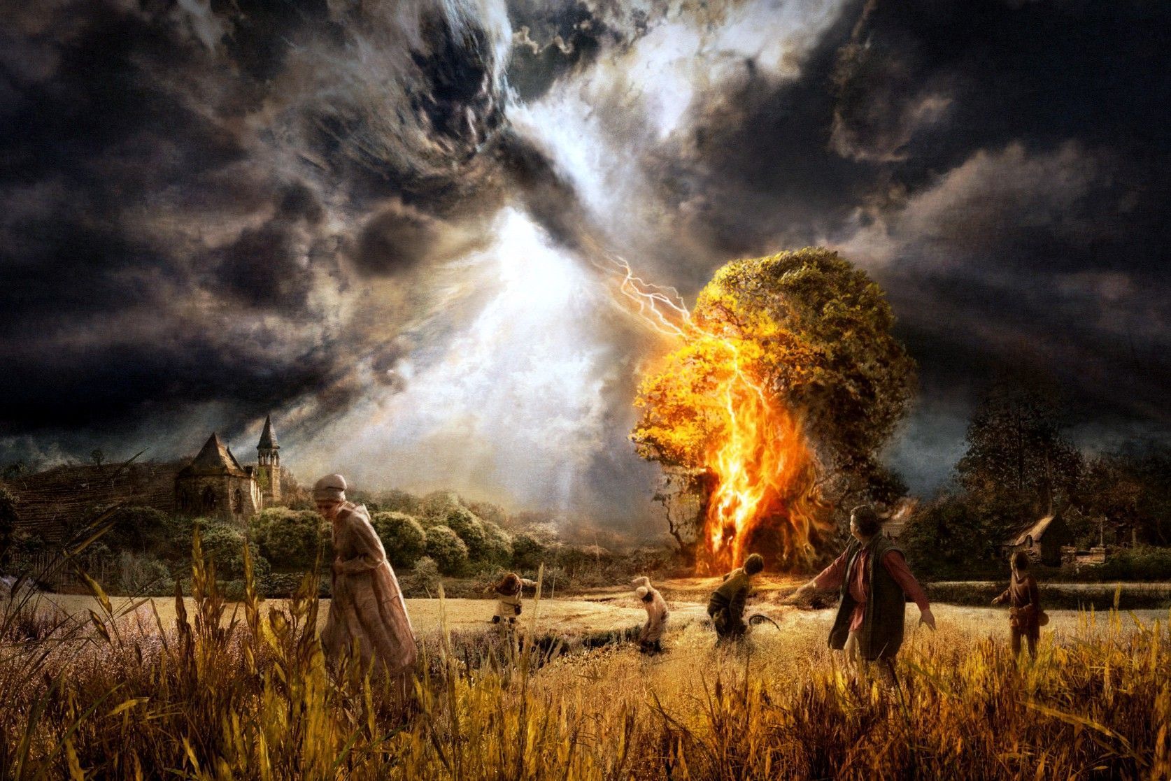 Free Fantasy Wallpaper - La Ira Vengadora De Dios - HD Wallpaper 