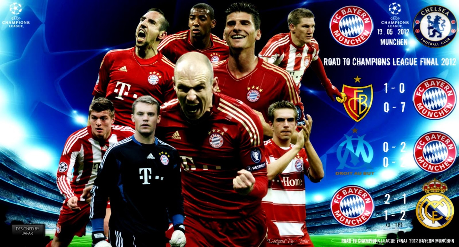 Arjen Robben Fc Bayern Munchen Hd Wallpaper Champions - Fc Bayern Munich - HD Wallpaper 