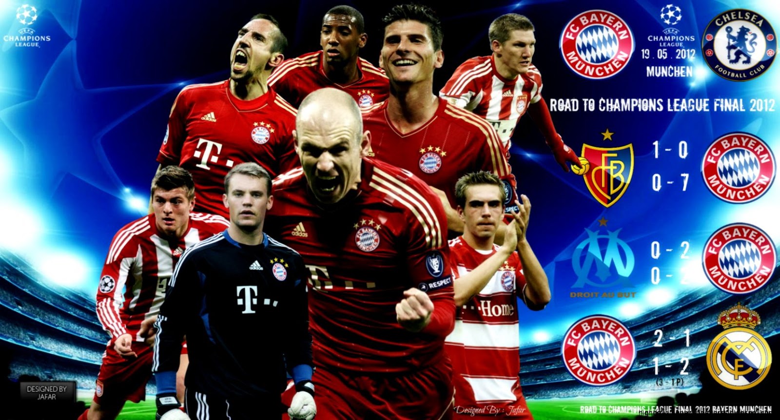 Arjen Robben Fc Bayern Munchen Hd Wallpaper Champions - Fc Bayern