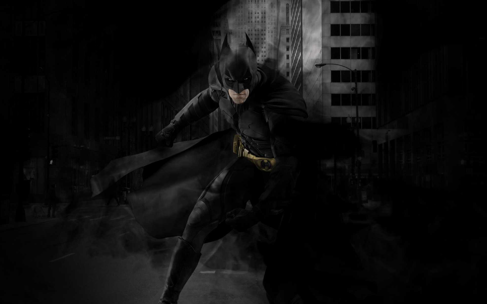 Batman, Superheroes, Black Smoke, Darkness - Fondos De Pantalla Humo Negro - HD Wallpaper 