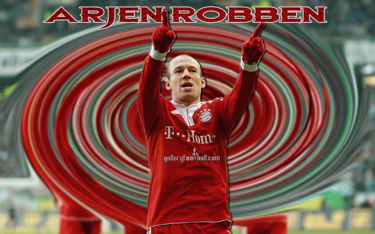 Arjen Robben Wallpapers Bayern Munchen - Arjen Robben Wallpaper Fc Bayern - HD Wallpaper 