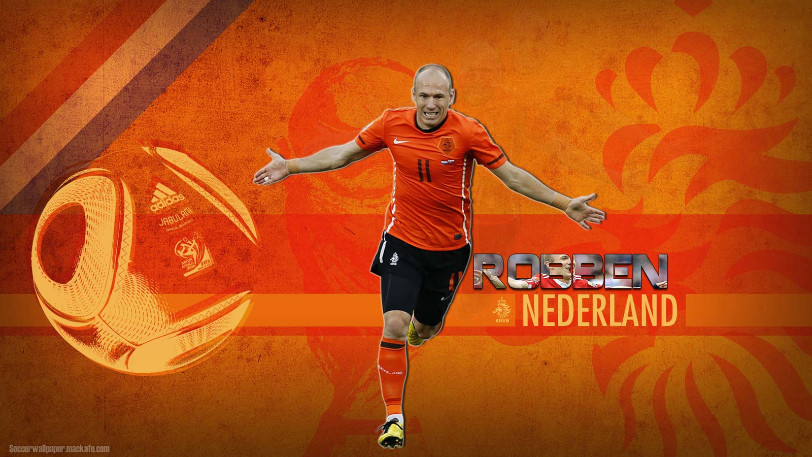 Arjen Robben Wallpaper Holland - HD Wallpaper 