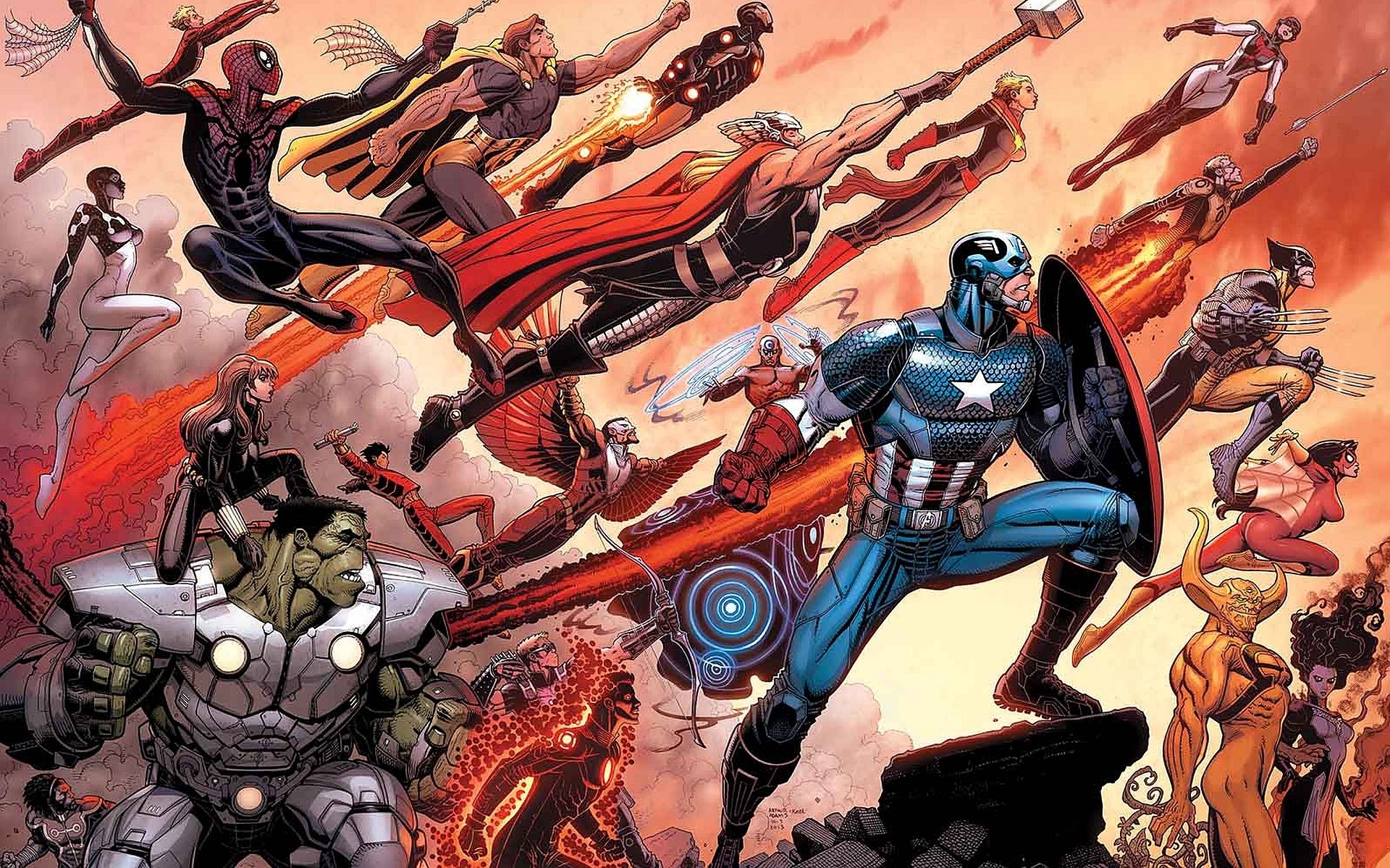 Avengers Comics - HD Wallpaper 