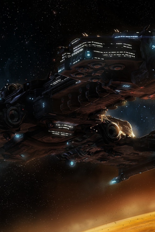Starcraft Battlecruiser Wallpaper Hd - HD Wallpaper 