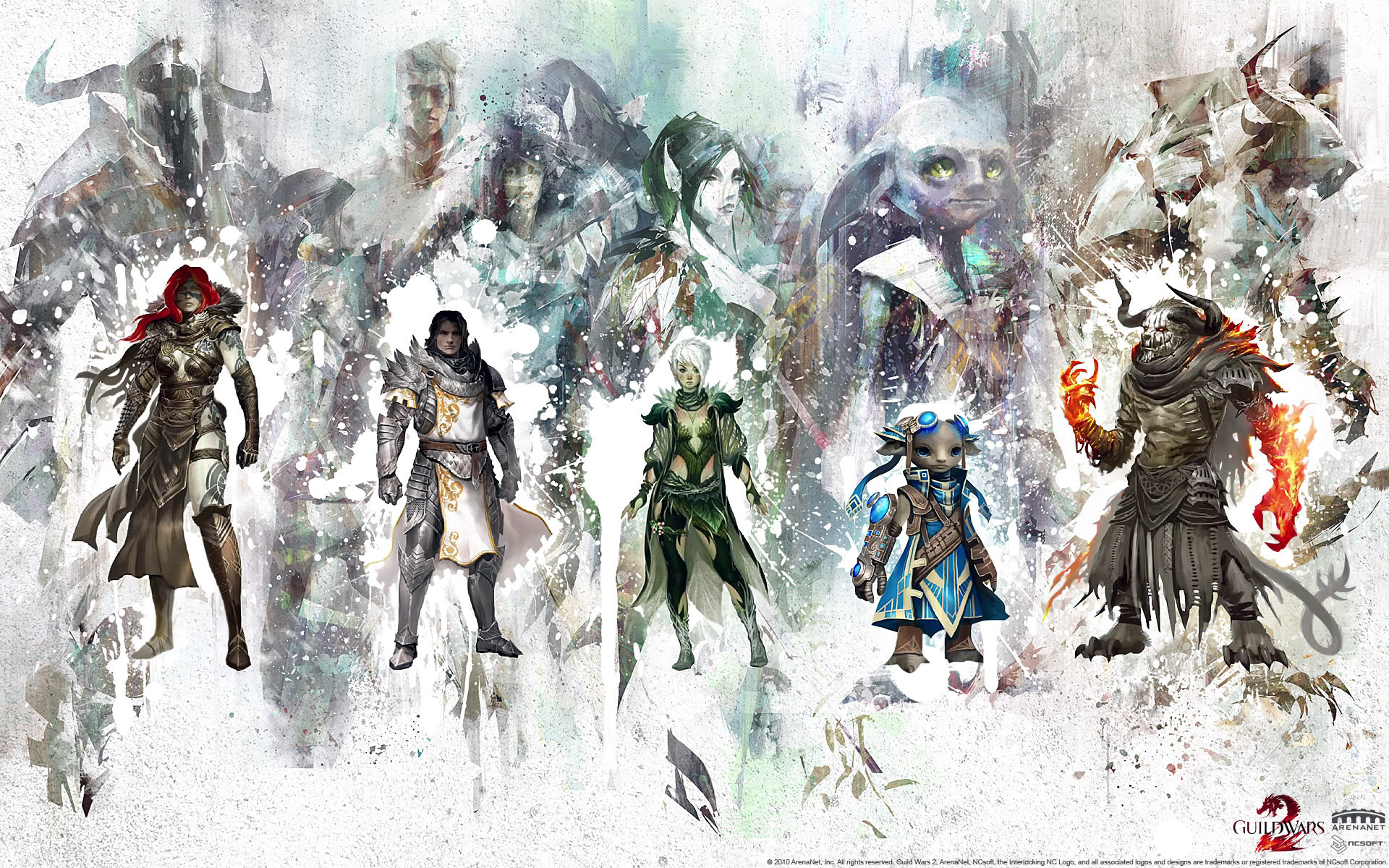 Guild Wars Hd Wallpapers Backgrounds Wallpaper - Guild Wars 2 Game Art - HD Wallpaper 