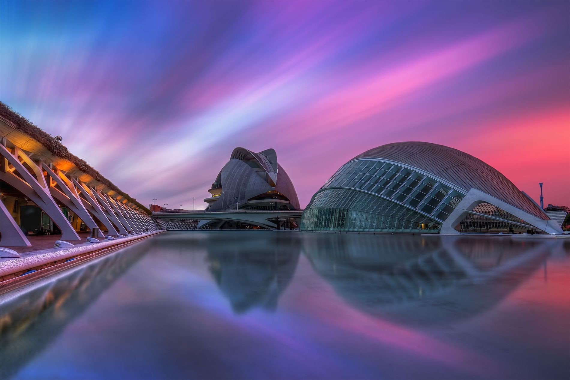 City Of Arts And Sciences - HD Wallpaper 
