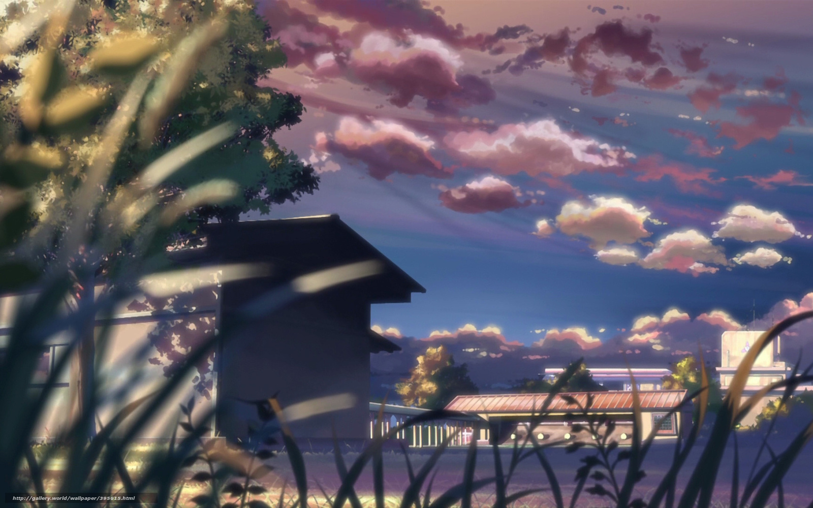 Download Wallpaper Makoto Shinkai, Landscape, Summer, - 新海 誠 風景 壁紙 - HD Wallpaper 