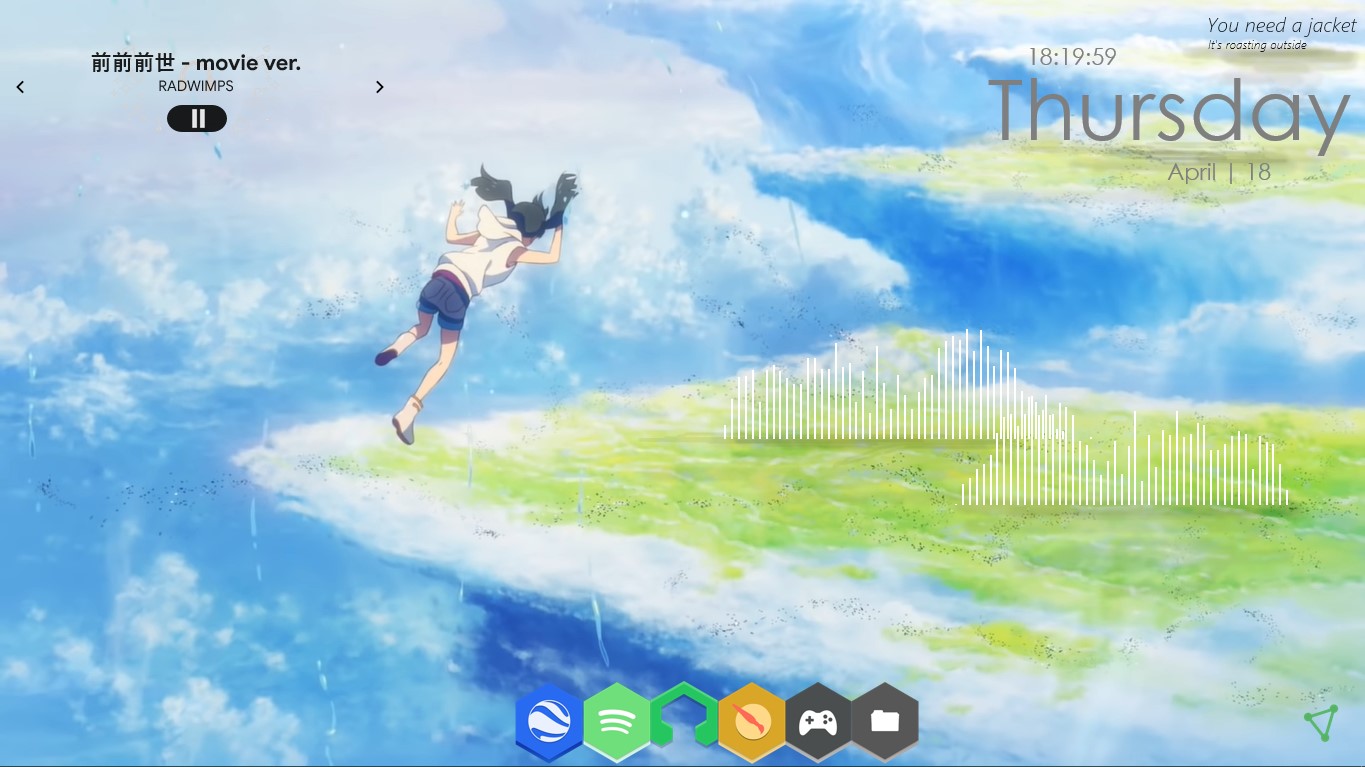 Weathering With You Background - HD Wallpaper 