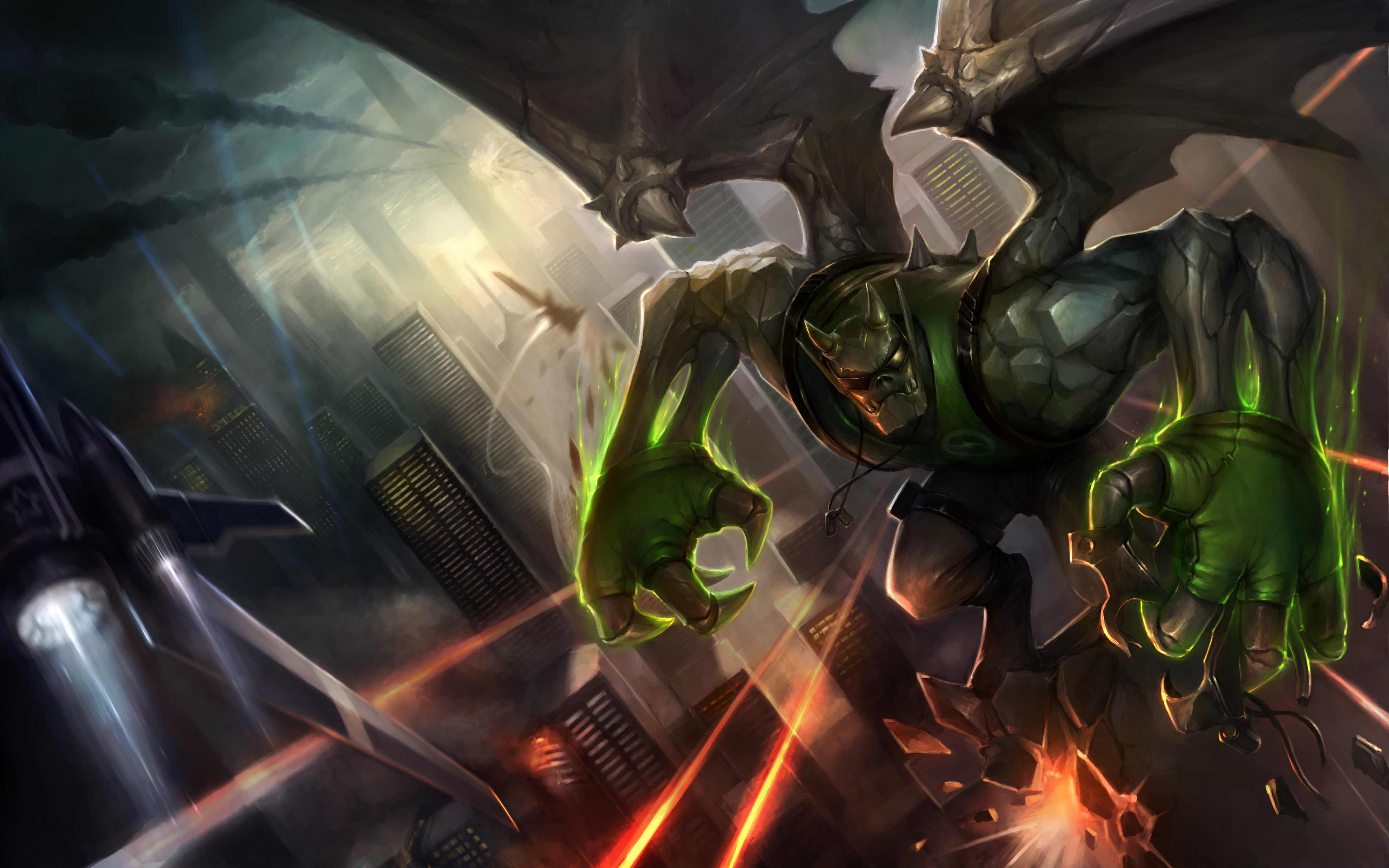Commando Galio Hd 4k Wallpaper Fan Art Artwork League - Commando Galio - HD Wallpaper 