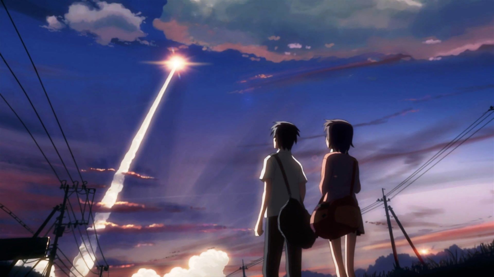 5 Centimeters Per Second Anime - HD Wallpaper 