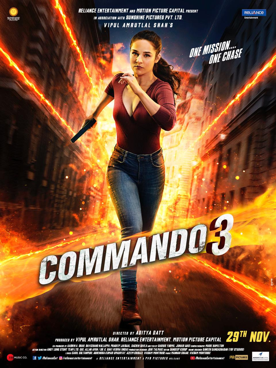 Commando 3 Full Movie Download - HD Wallpaper 