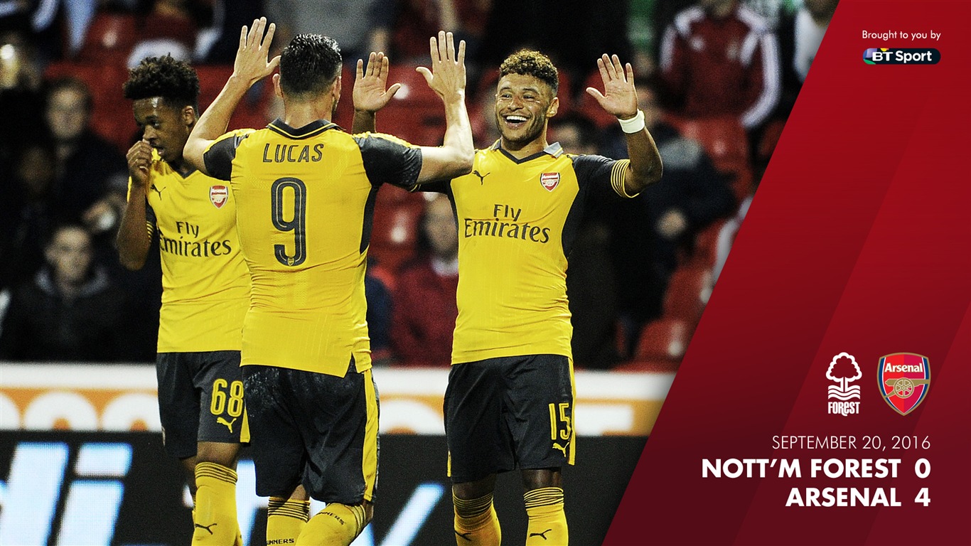 Nottingham Forest 0 4 Arsenal 2016 2017 Arsenal Club - Arsenal F.c. - HD Wallpaper 