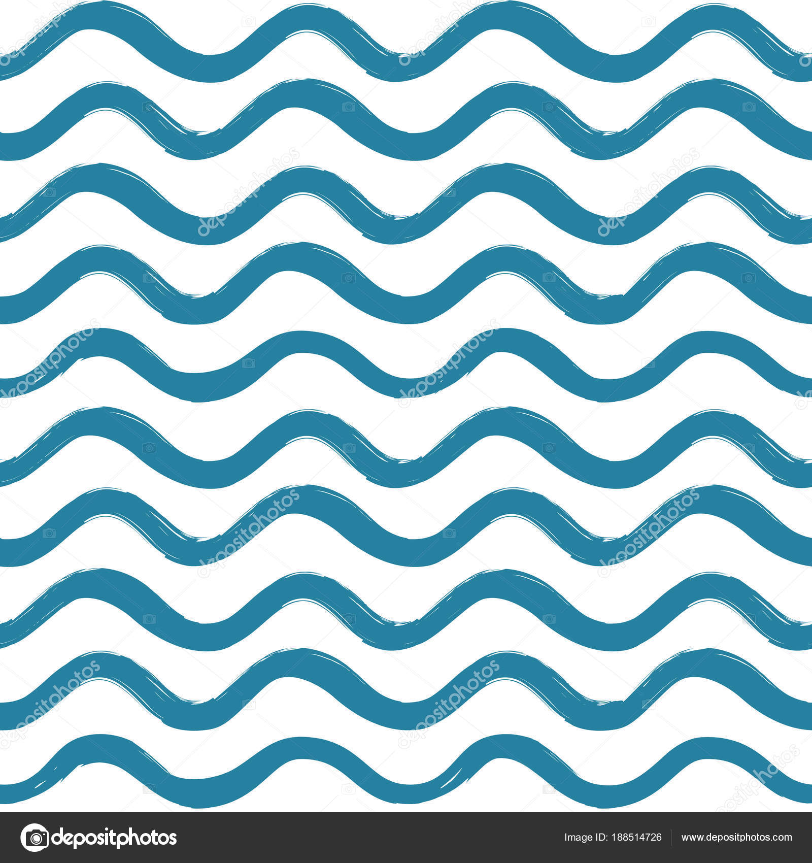 Wave Seamless Pattern - HD Wallpaper 