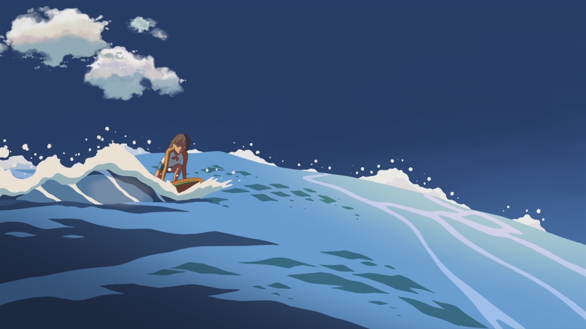 Surfing Makoto Shinkai 5 Centimeters Per Second Artwork - 5 Centimeters Per Second - HD Wallpaper 