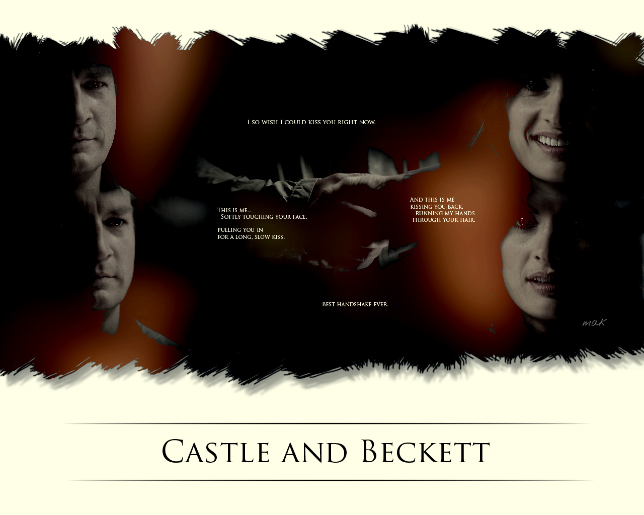 Castle And Beckett - Poster - HD Wallpaper 