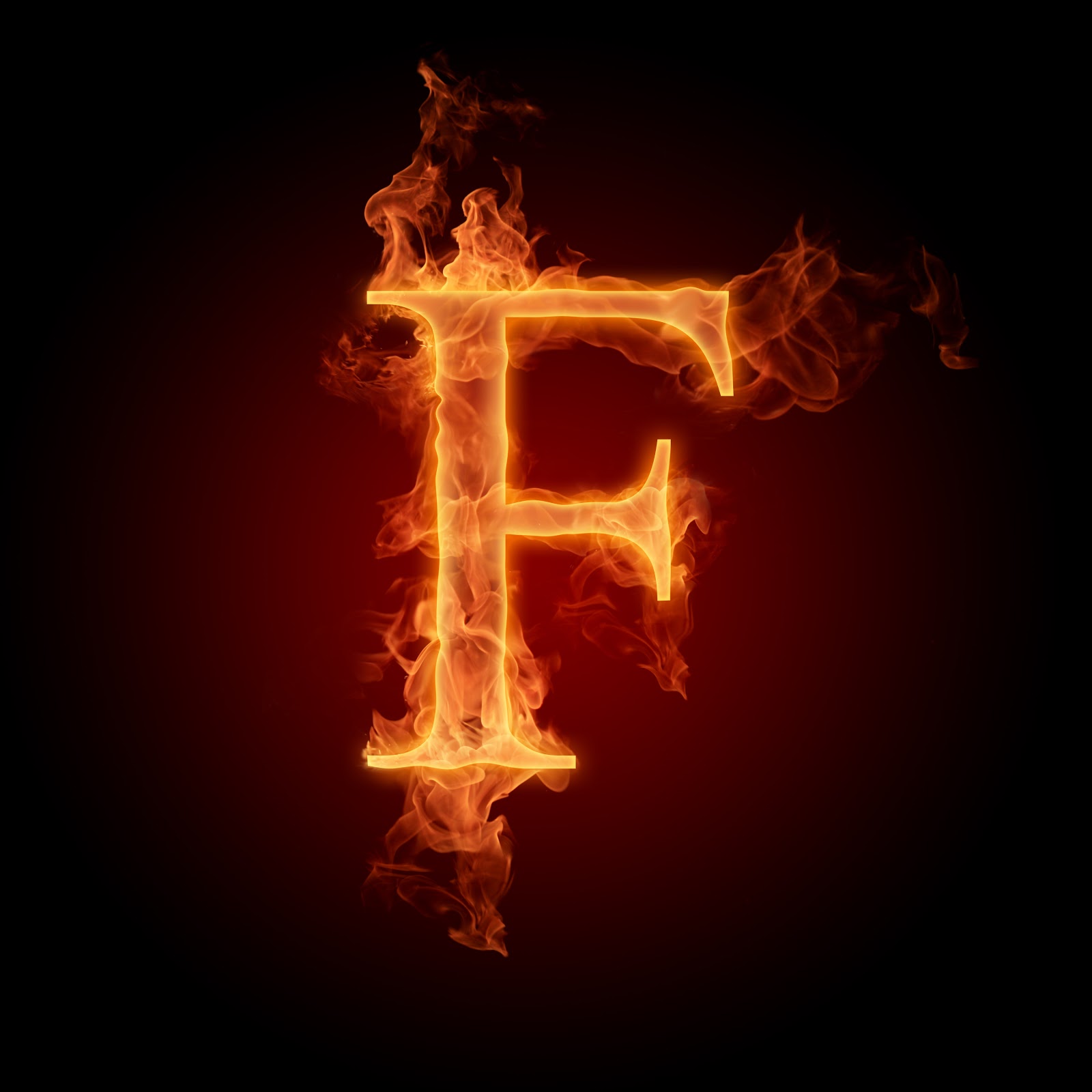 Letter F Wallpaper Download - Fire Letters E - HD Wallpaper 