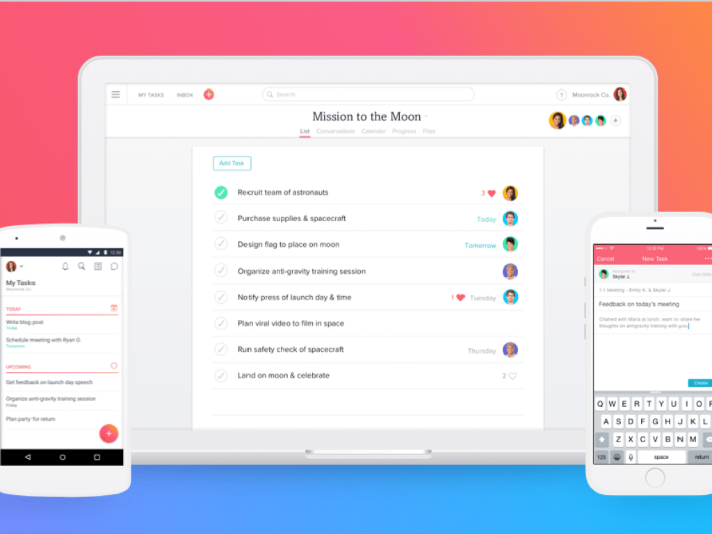Facebook Co-founder S Asana Files To Go Public Via - Plan App - HD Wallpaper 