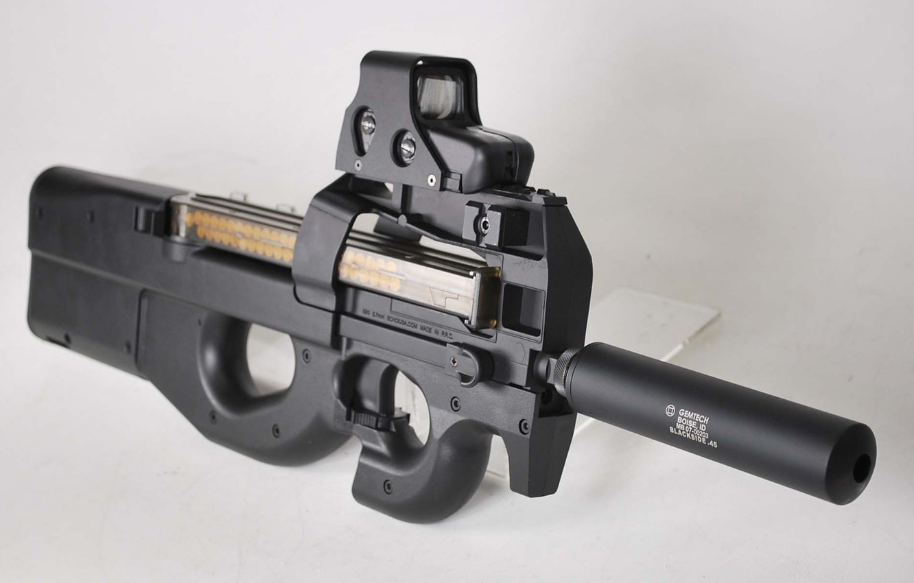 Photo Wallpaper Car, Shop, Titan, For, Turn, Combat, - P90 Airsoft Gun - HD Wallpaper 