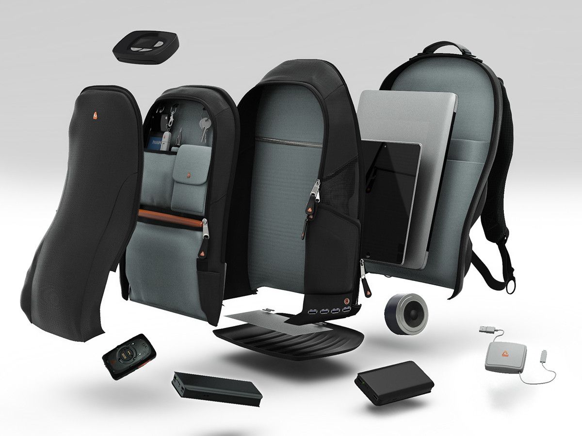 06 06 Ibackpack - School High Tech Backpack - HD Wallpaper 