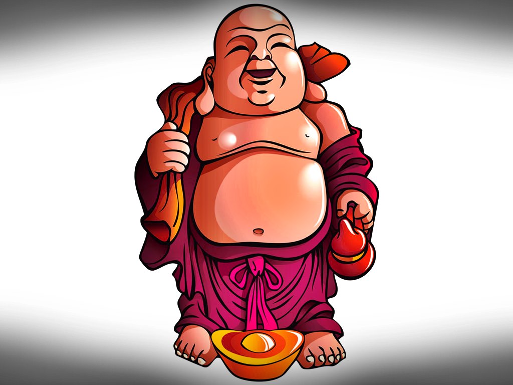 Laughing Buddha Beautiful Pictures Hd Wallpaper - Buddha Belly - 1024x768  Wallpaper 
