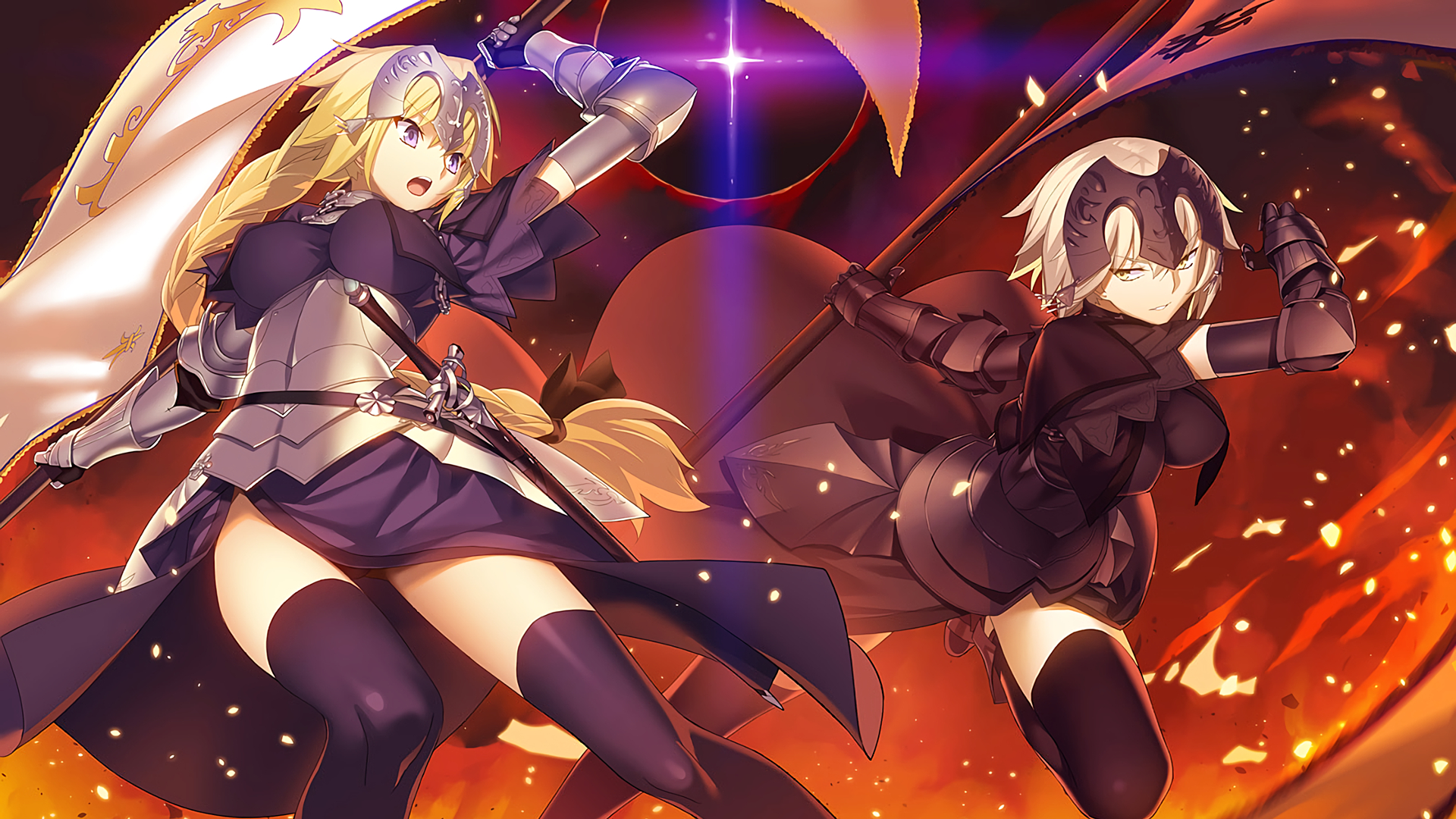 Jeanne Vs Jeanne Alter - HD Wallpaper 
