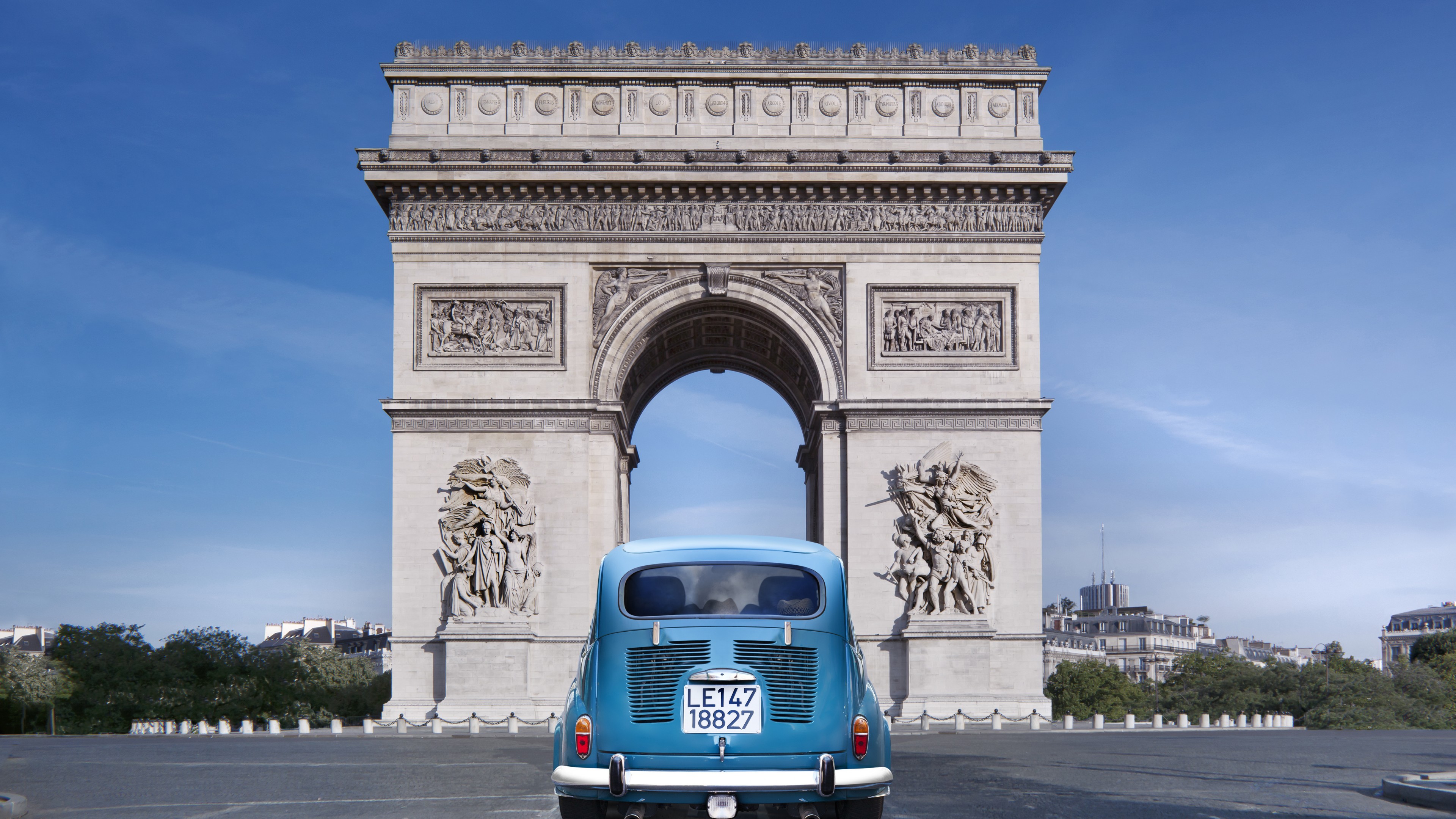 Arc De Triomphe - HD Wallpaper 