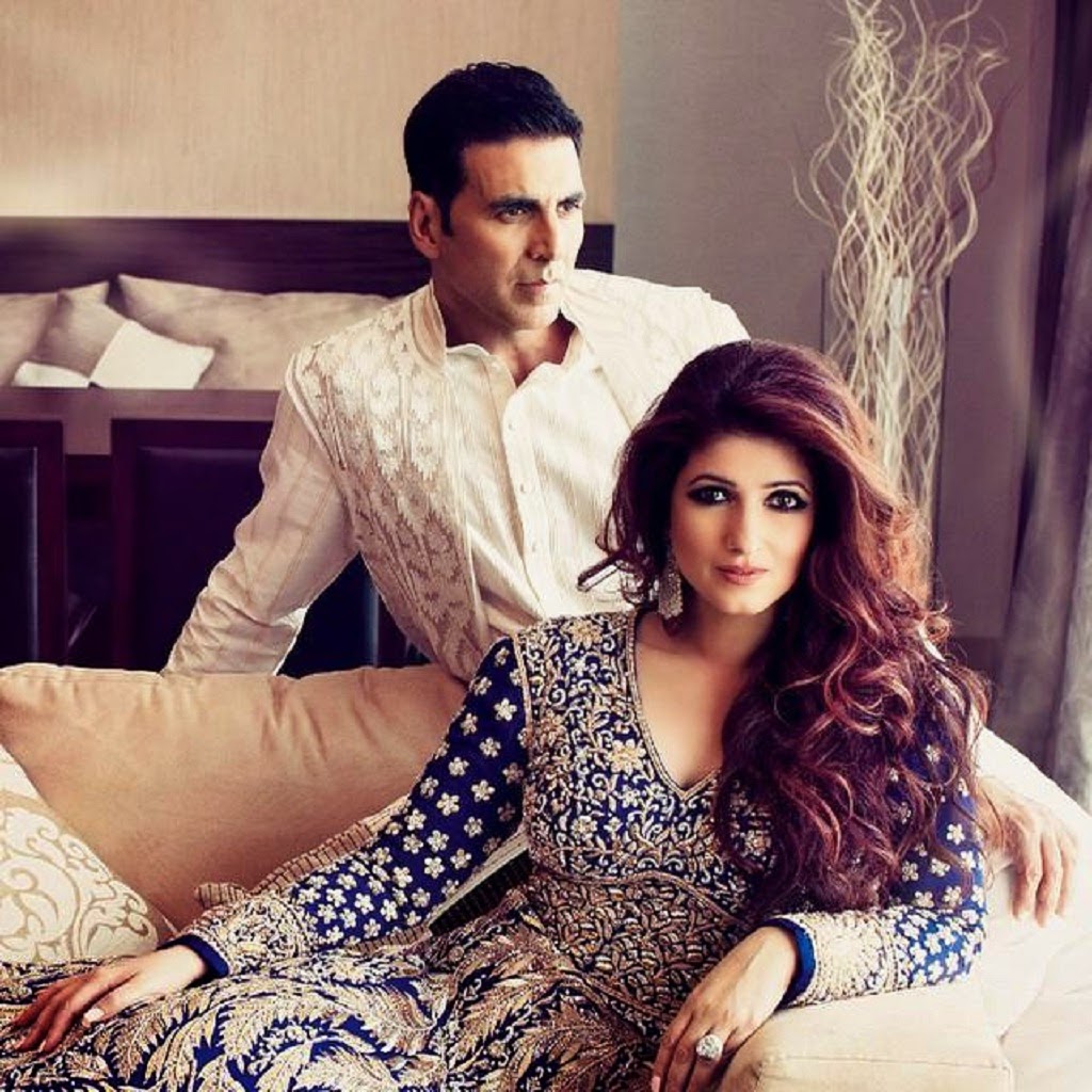Akshay Kumar & Twinkle Khanna Wallpaper Download - Akshay Kumar Ki Wife - HD Wallpaper 