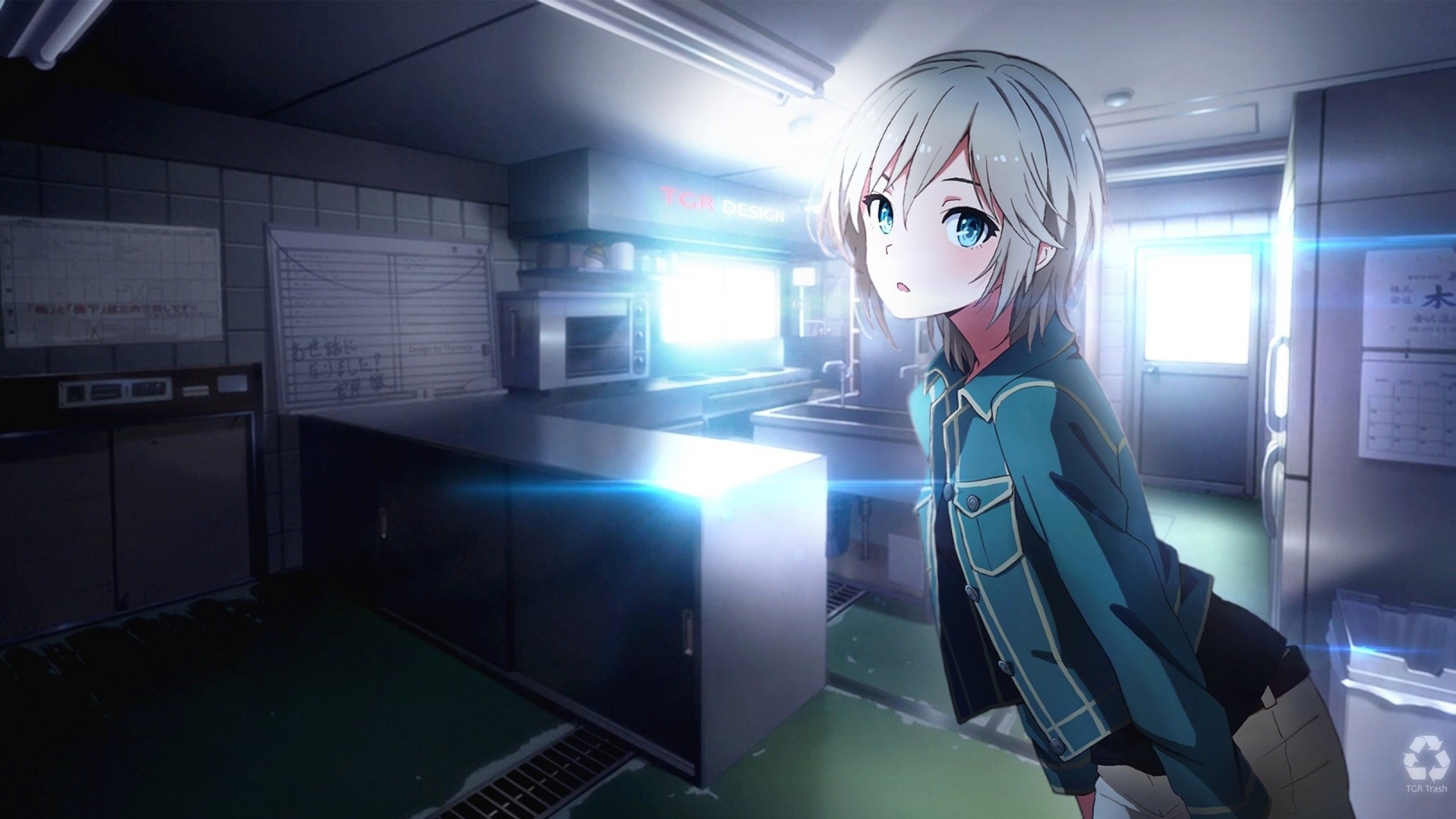 The Idolmaster Cinderella Girls, Anastasia, Short White - Idolmaster Cinderella Girls Wallpaper Anastasia - HD Wallpaper 